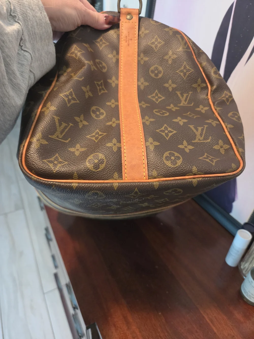 Louis Vuitton Brown Monogram Keepall Duffel Bag